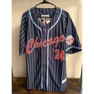 NASCAR Chicago Street Race Baseball Jersey #24 XL Pinstripe NWT